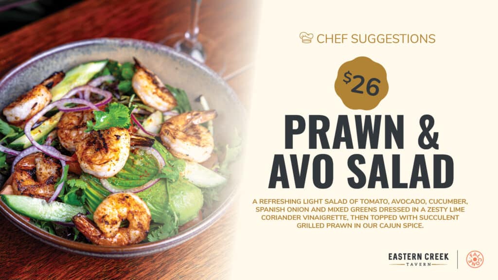Prawn Avo Salad promo