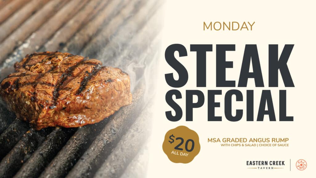 Monday Steak promo