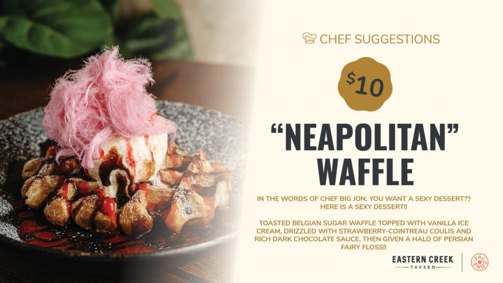 Neopolitan Waffle promo