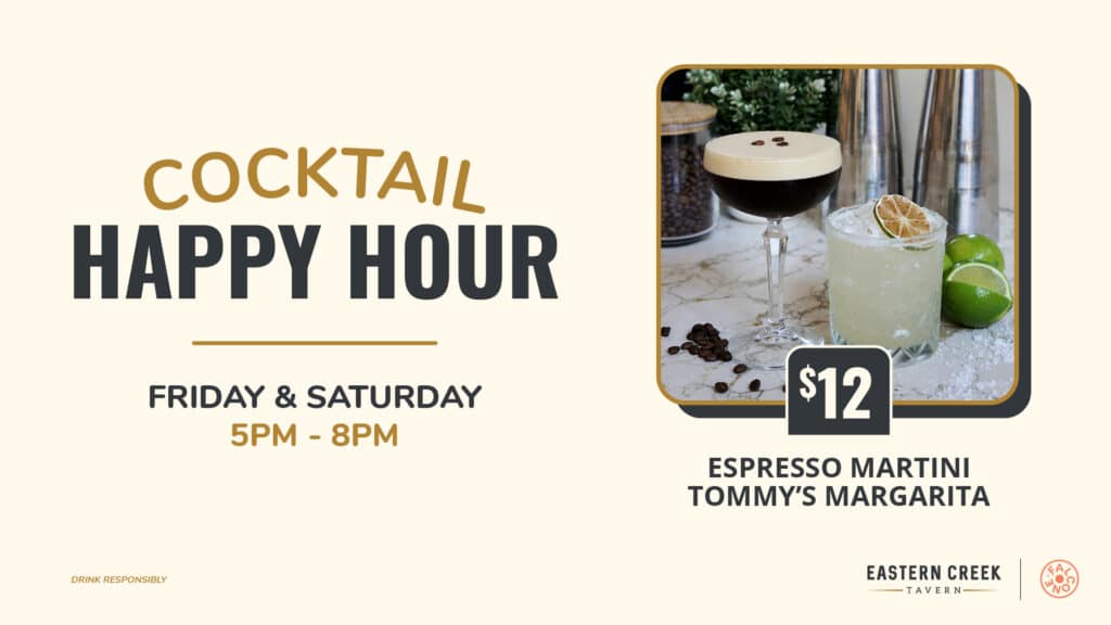 Cocktail Happy Hour promo