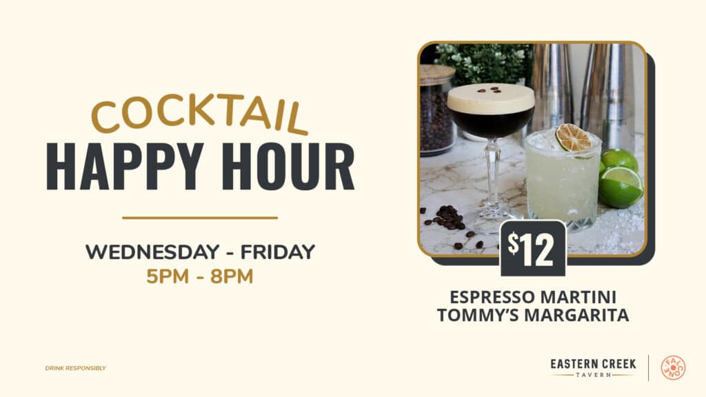 Cocktail Happy Hour promo