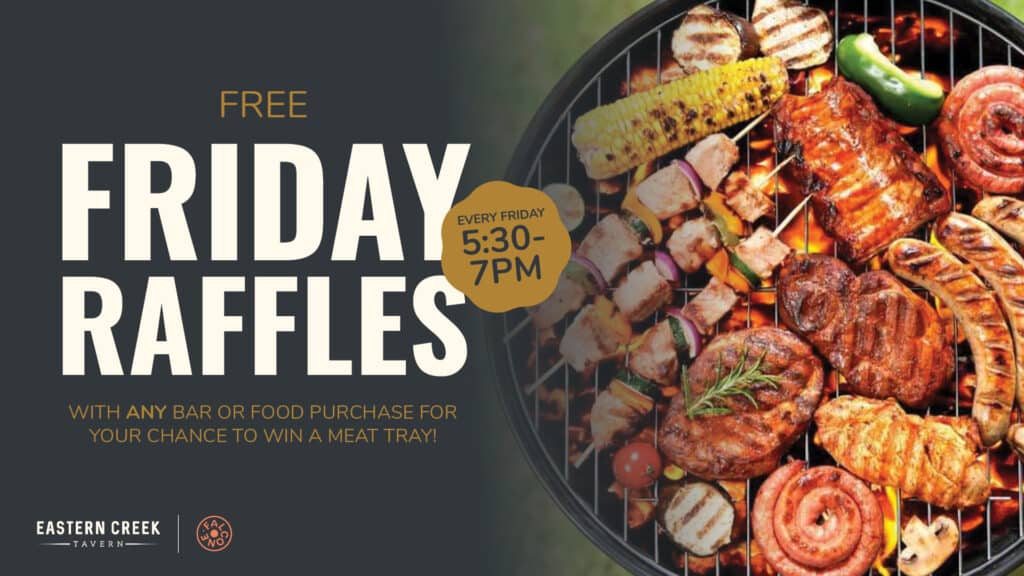 Friday meat raffles promo