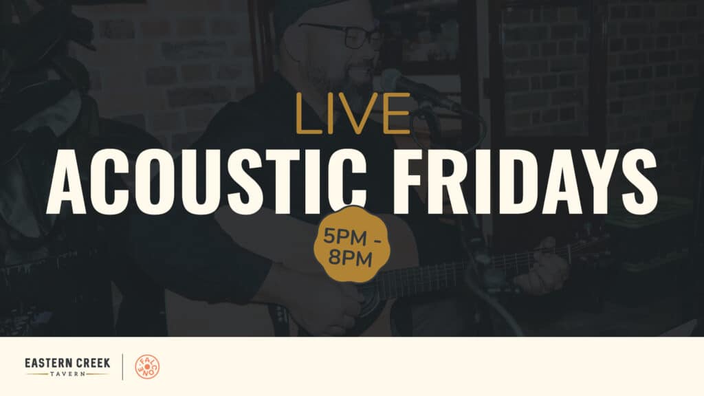 Acoustic Fridays promo