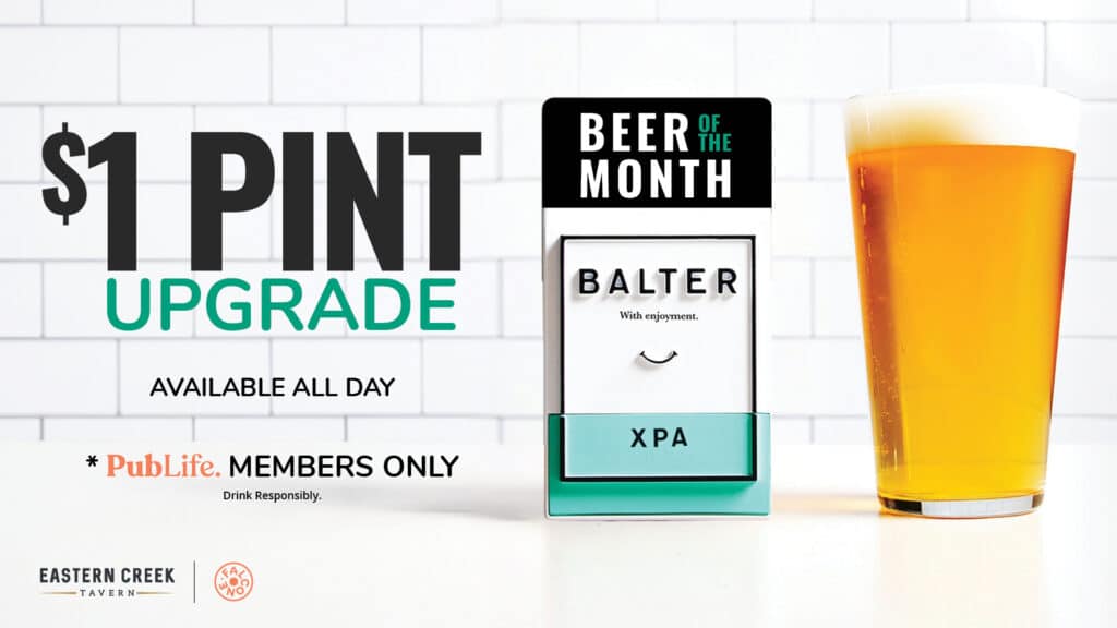 Beer of the month promo