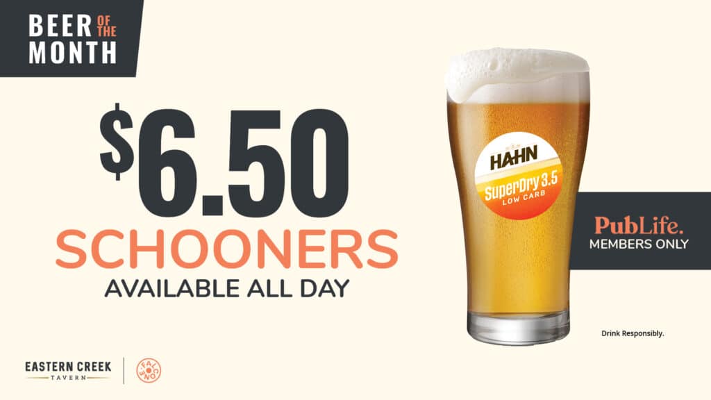 Beer of the month promo