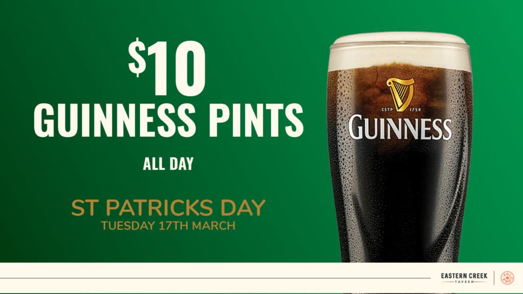 St Patrick's Day promo